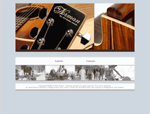 Tablet Screenshot of normanguitars.com